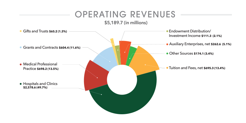 Operating Revenues: $5,189.7 (in millions)